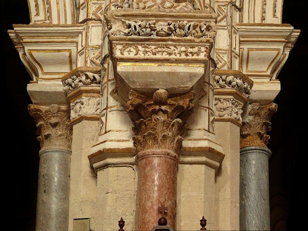 Detalle de la intervención de Hernán Ruiz. Mezquita de Córdoba.
